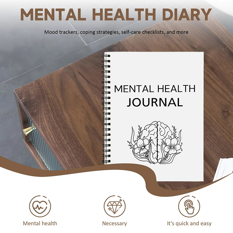 دفتر جديد للصحة النفسية، مخطط  - مراجعة Health Wellness Journal وسعره