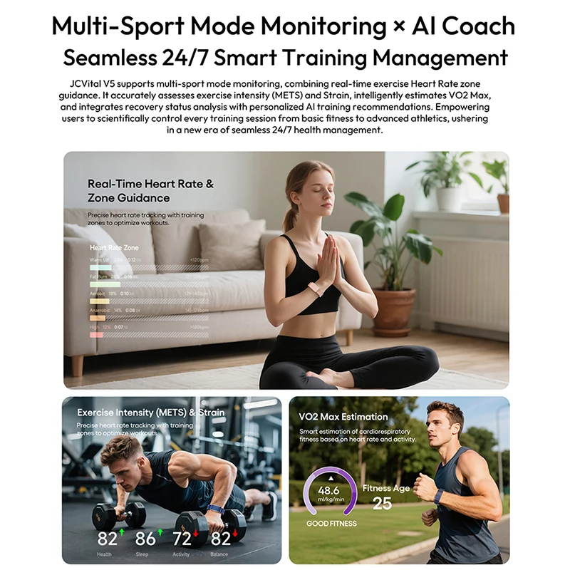 سوار ذكي نحيف للصحة، سوار لياق - مراجعة Health Wellness Activities وسعره