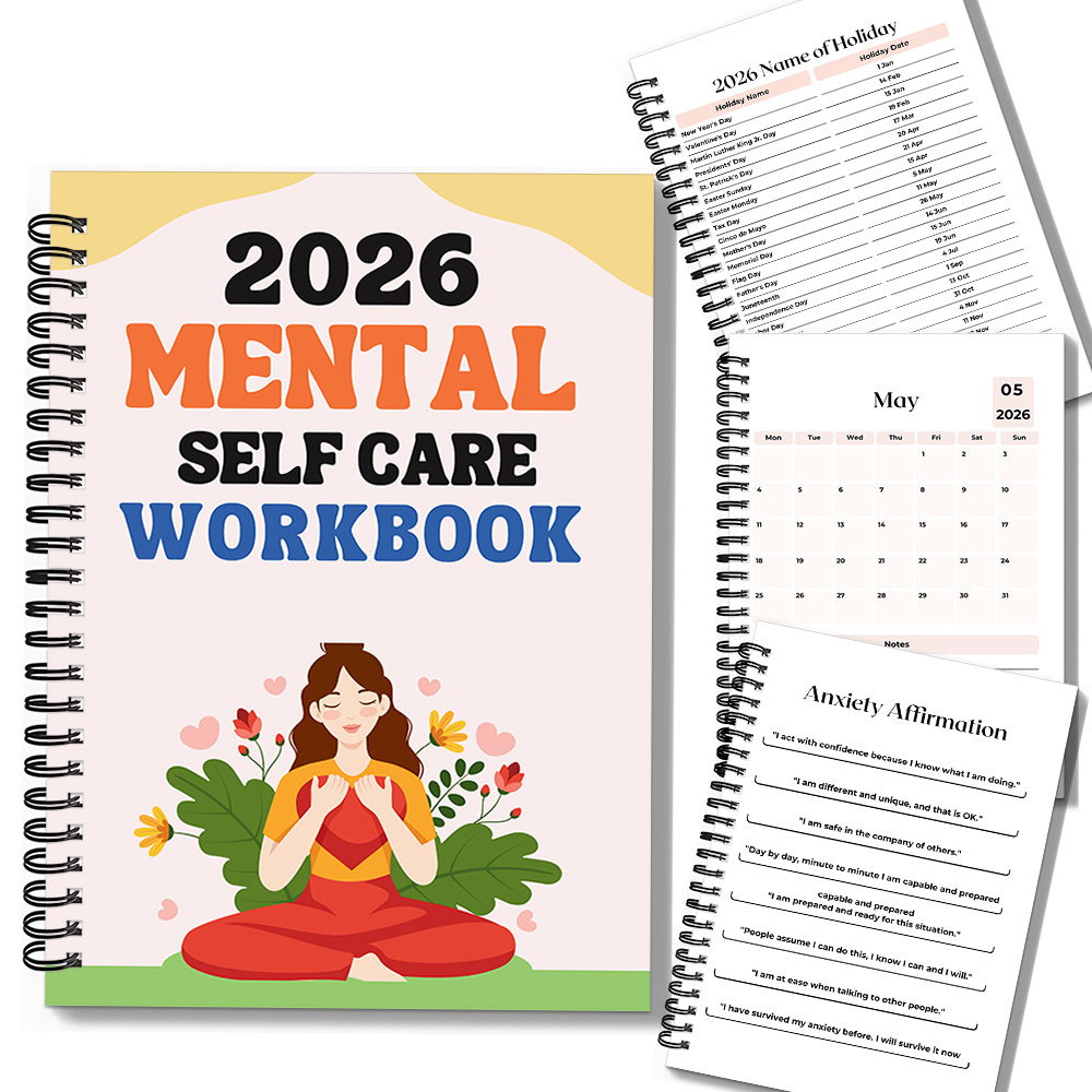 1 قطعة: كتاب تمارين العناية ال - مراجعة Health Wellness Journal وسعره
