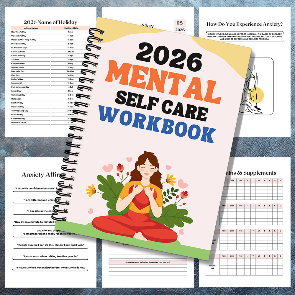 1 قطعة: كتاب تمارين العناية ال - مراجعة Health Wellness Journal وسعره